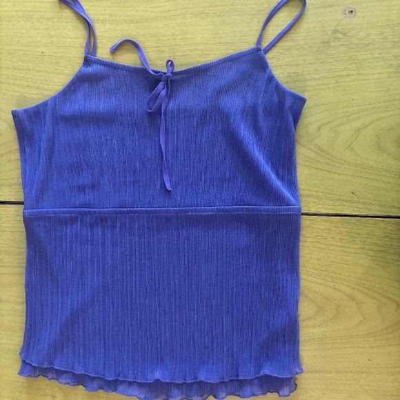 Vintage Tops - Lilac purple tank top - little bow at the top pics at the end show the color